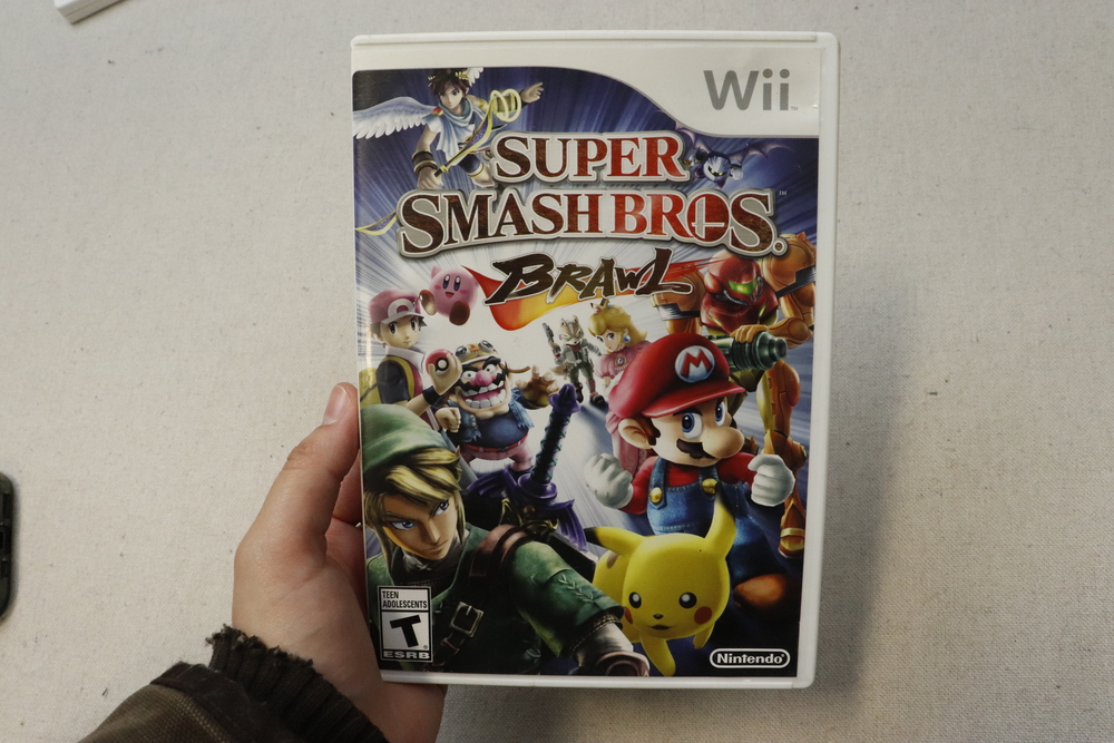 Vintage Nintendo Super Smash Bros Brawl Wii Game Size One Size